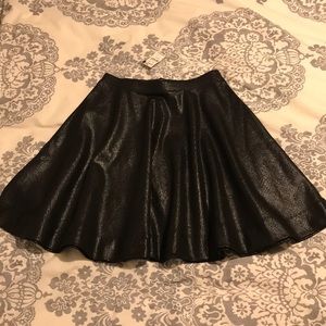NWT Express faux leather skirt
